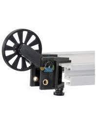 Pulley with mounting clamp